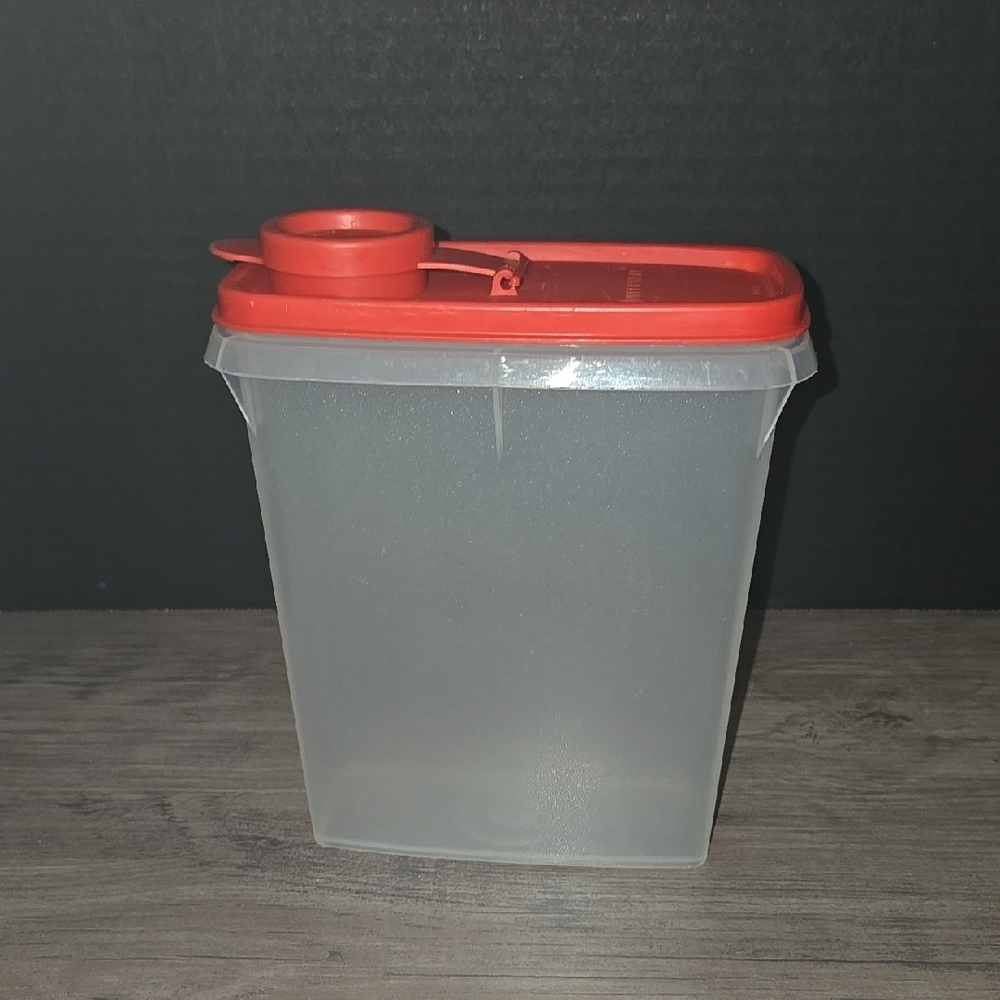 Tupperware mini Store N' Pour 499, 509 and 510 Red and clear